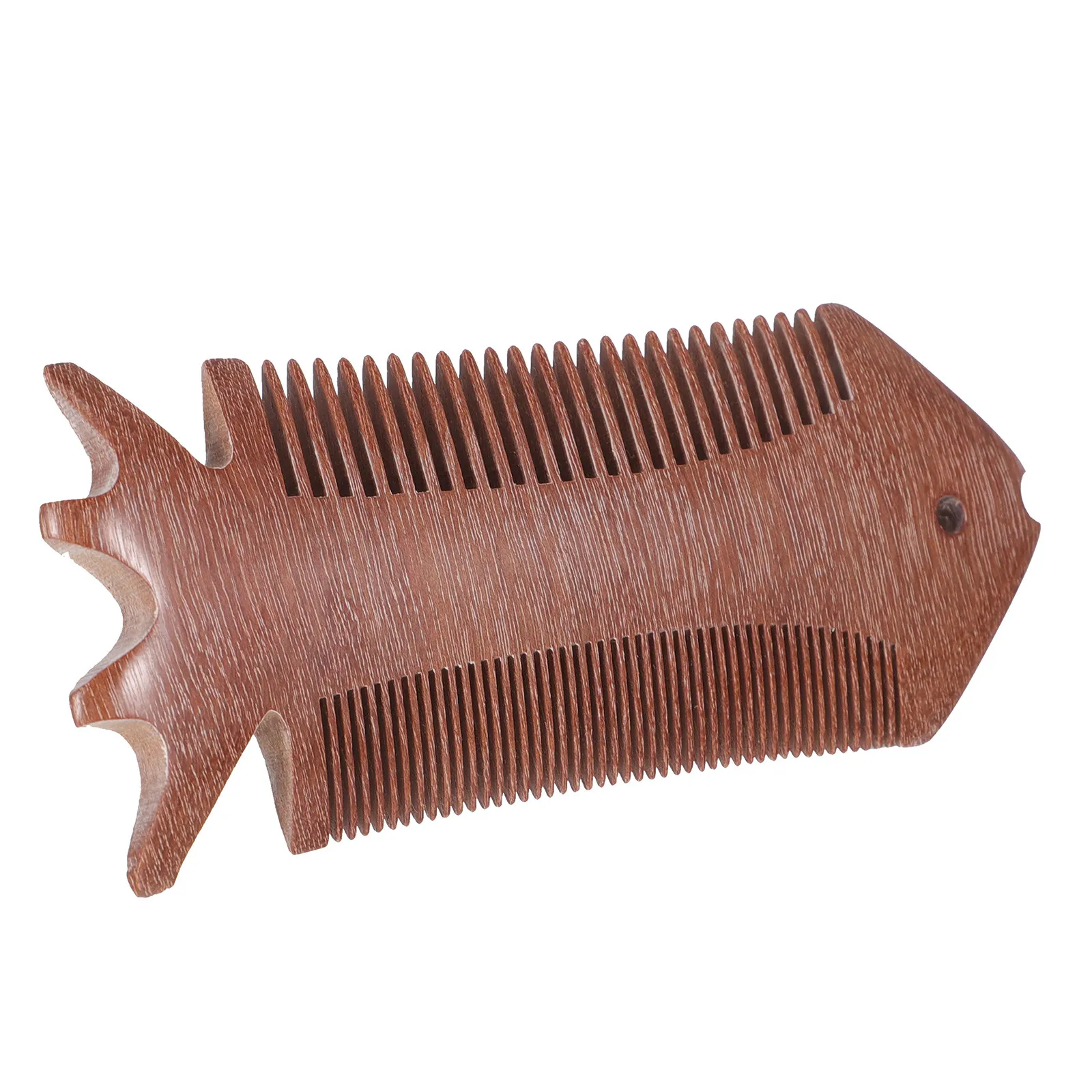 

Расческа для волос из натурального сандалового дерева в форме рыбы, эргономичная, удобная в использовании, с мелкими зубьями, для массажа и улучшения кровообращения.