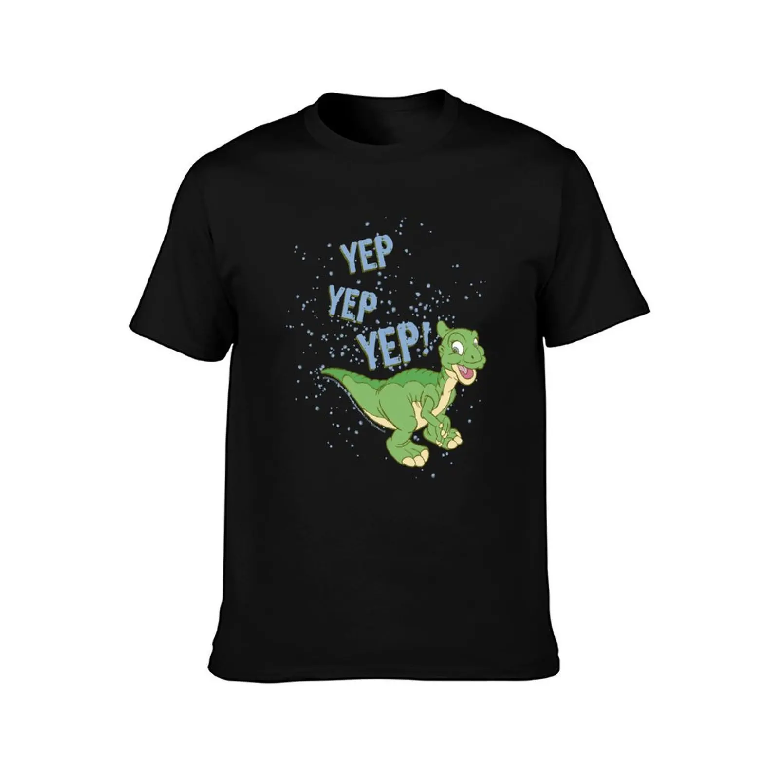 Endowed Beauty Dino Cera Good Land Before Time Ducky Yep Yep Yep Sprinkle retro Wave T-Shirt, Summer Casual Cotton Tee