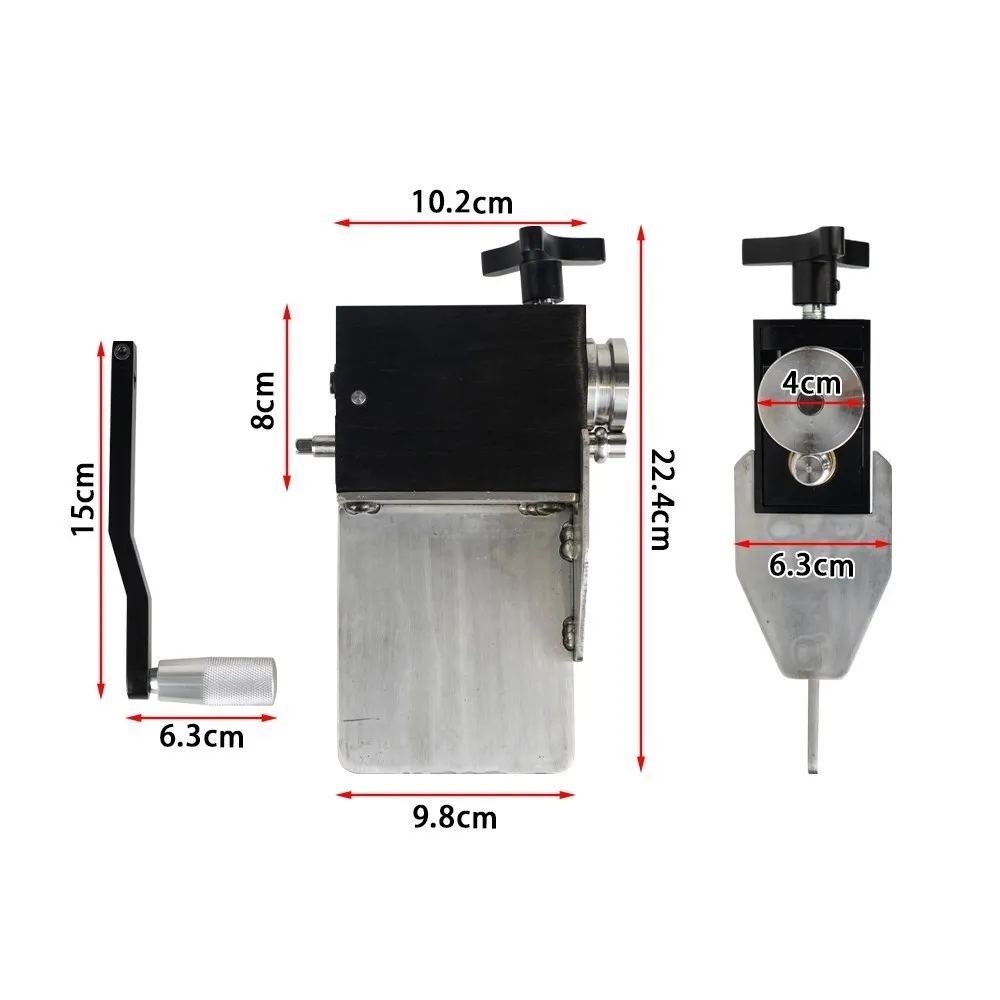 1Set Vise Jaw Inserts & Manual Bead Roller Tube Pipe Tubing Beader Tool For Intake And Intercooler Piping In 5/8