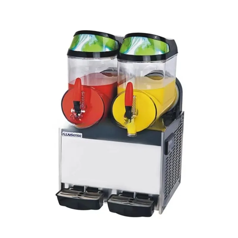 Commercial Single Tank Slushie Maker, Frozen Drink Ice Machine with Pump Core, Ideal for Restaurant Bar Catering Service