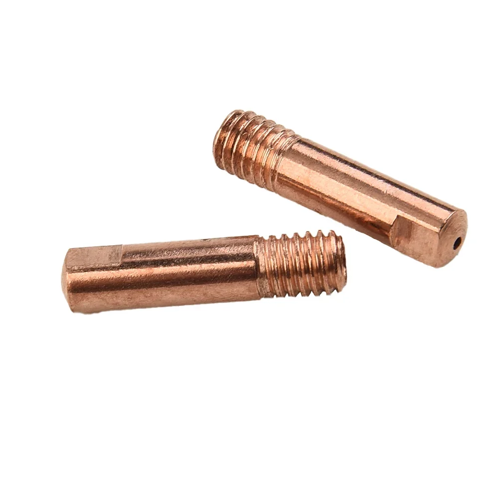 Tips Holder Set Nozzles Copper 25*6mm 10Pcs 0.8/1.0/1.2mm MB-15AK MIG/MAG Welding Torch Sale Durable Practical