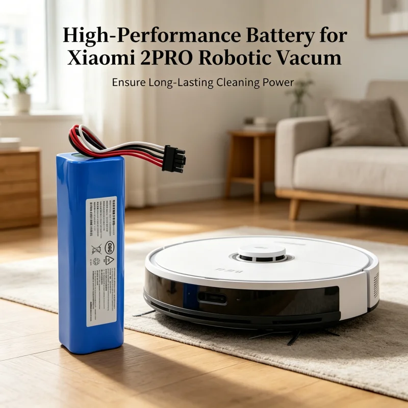 High Capacity 14.4V 12800mAh Battery D099-4S2P for Xiaomi Mijia Vacuum-Mop 2 Pro MJSTS1 C101 MJSTP 74.88Wh Replacement Part
