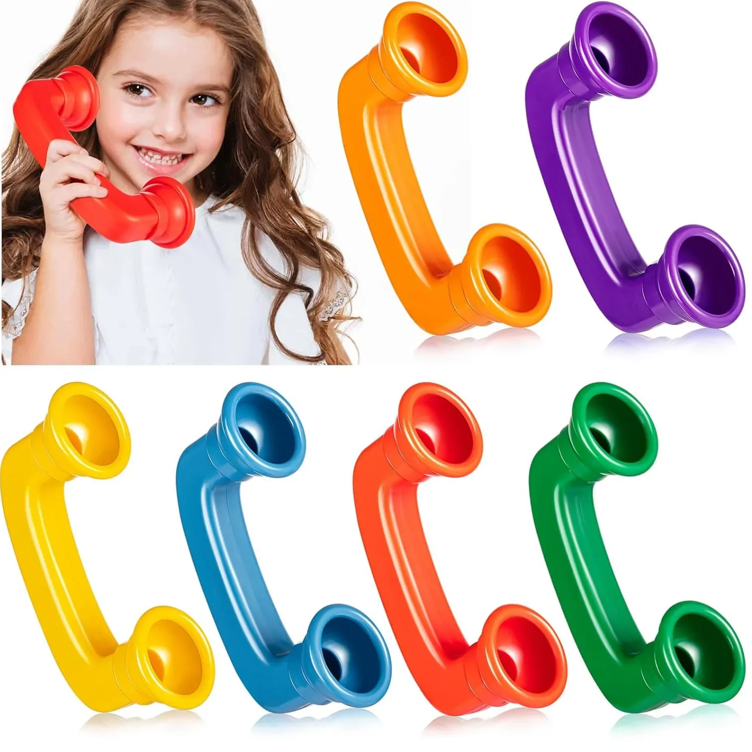 2 Pcs Upgrade Whisper Reading Phones Hear Myself Sound Feature Speech Therapy Toy for Preschool Children