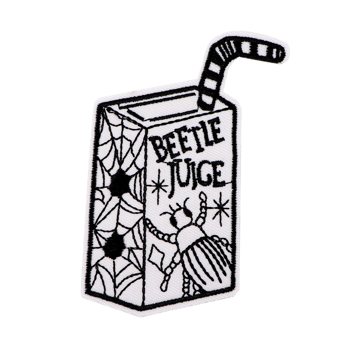 Juice Movies Patch Iron On Patches For Clothing Stickers Embroidered Patches On Jackets DIY Clothes Stripes For Childrens