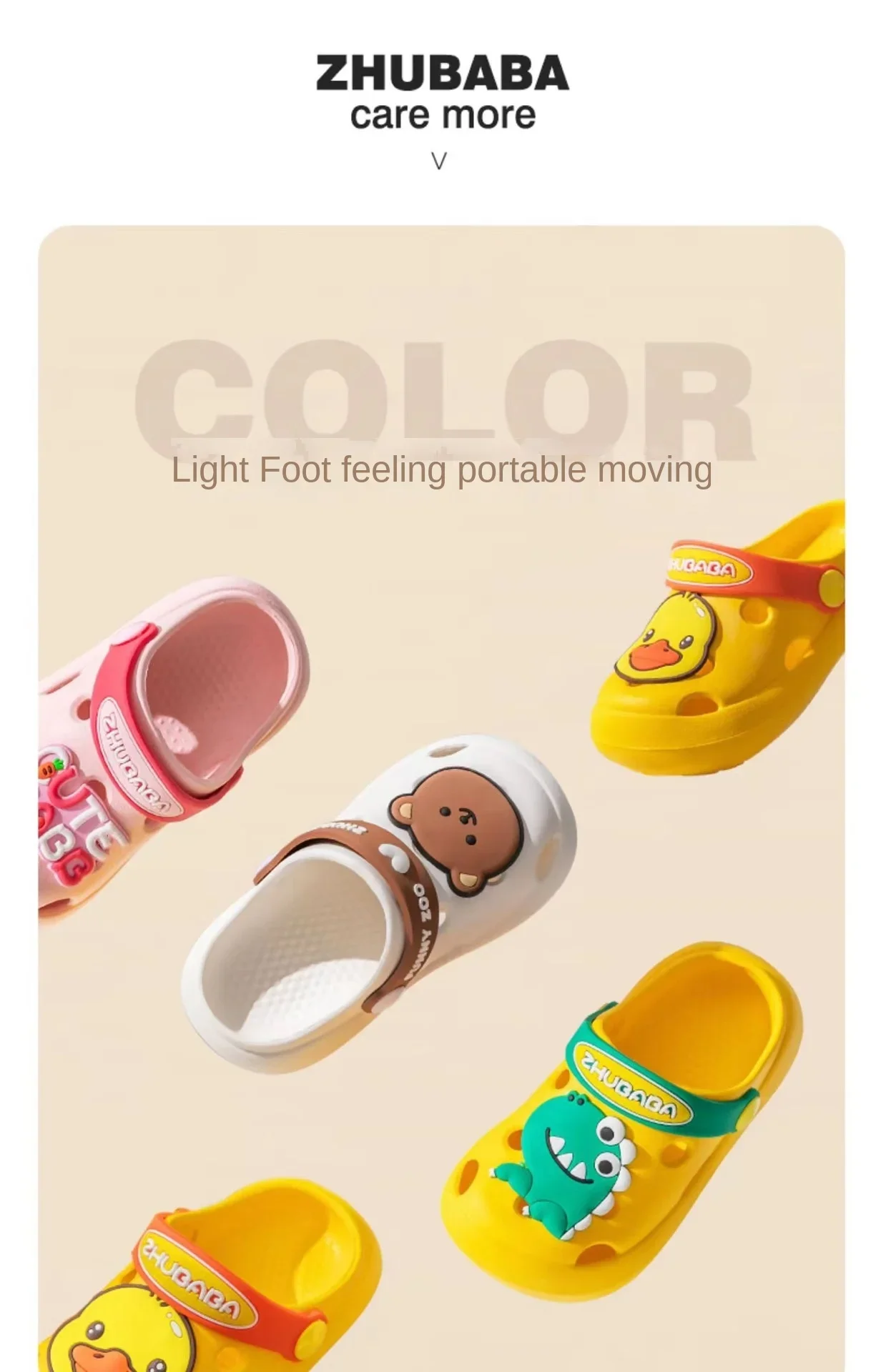 Cartoon Hause Hausschuhe Kinder Mode Nette Weiche Sohlen Nicht-slip Sandalen Sommer Neue Design Schuhe Baby Unisex PVC Runde kopf Hausschuhe – Detail 5