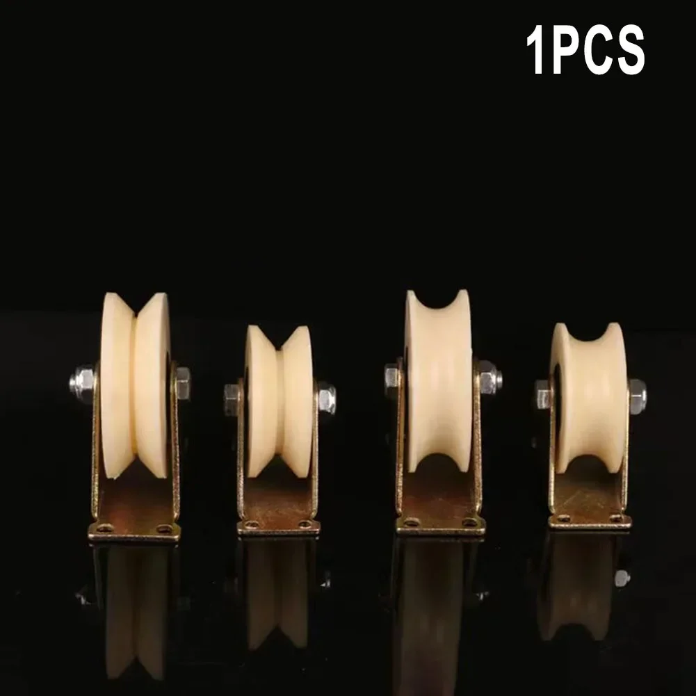 

Nylon Grooved Roller 1 Pcs 30mm Track Pulley Grooved Rollers Sliding V Nylon With Stand Practical High Quality