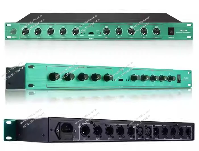 

FS-206 10-позиционный разветвитель/аудиоразветвитель/распределитель аудиосигнала, усилитель-распределитель