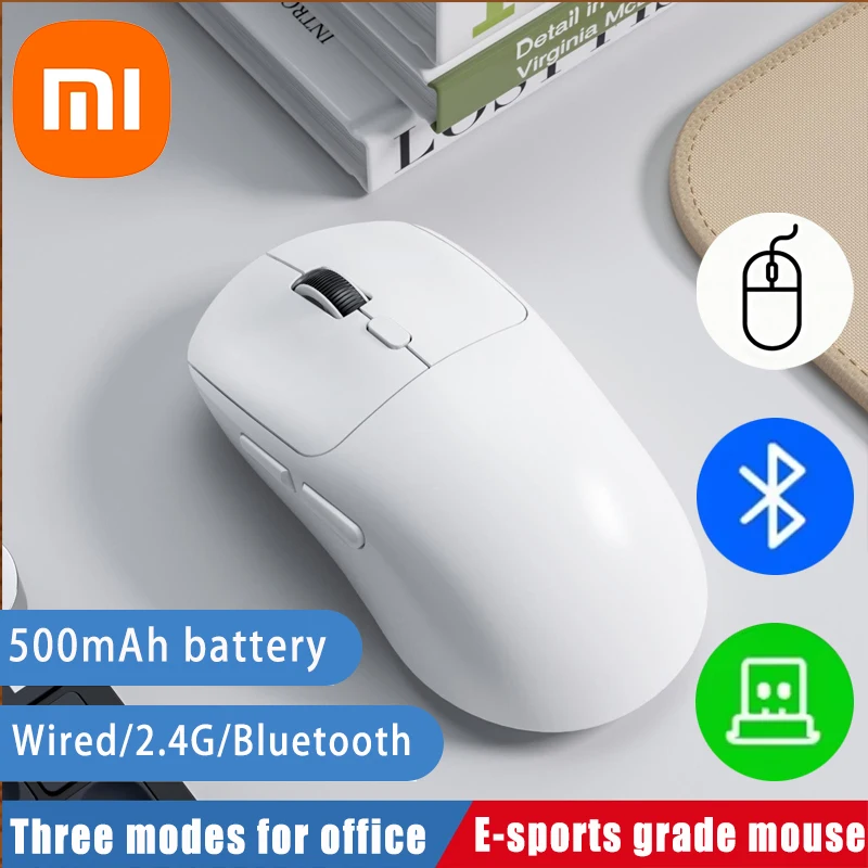 

Xiaomi Mouse Bluetooth 2,4G Беспроводная трехрежимная перезаряжаемая эргономичная офисная игровая портативная мышь для iPad ПК Мышь для ноутбука ﻿