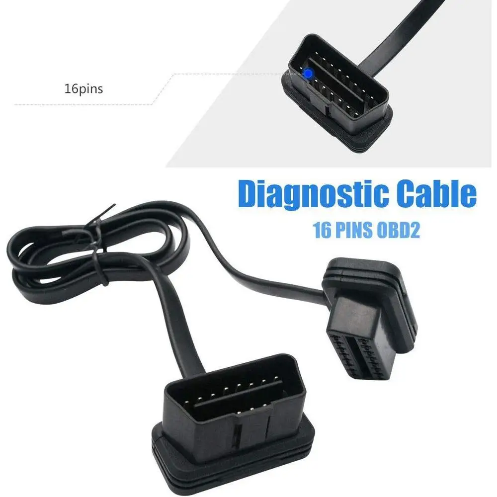 

Универсальный 16-контактный Расширенный разъем OBD II OBD2 для автомобильной диагностики