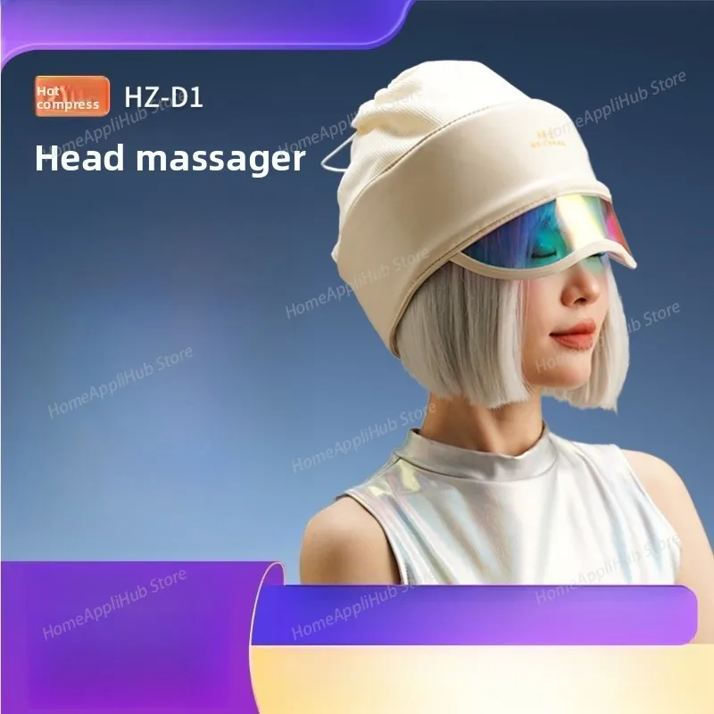 Charging Head Airbag Massager & Eye Hot Compress Massager beauty health massage relax scalp massager hair scalp envio gratis