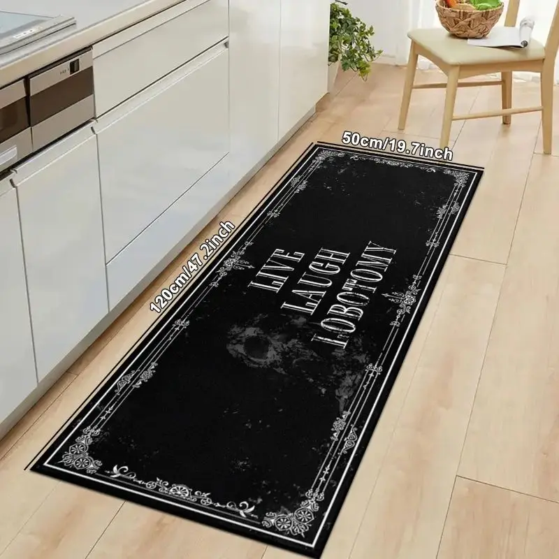 VIKAMA Live Laugh Lobotomy Tapestry Wall Hanging Dark Humor Gothic Grunge For Goth Bedroom Dorm Living Room Home Wall Decor