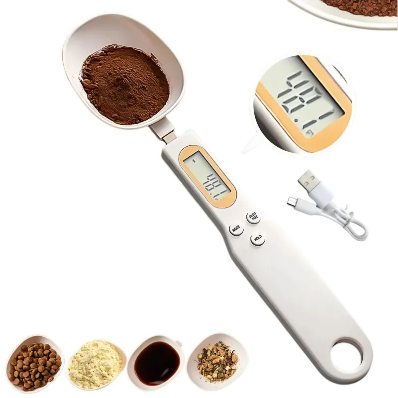【EXCLUSIVE】Digital Electronic Scale For Coffee Powder Measuring Spoon Weighing Spoon Kitchen Gram For Ingredients Spices