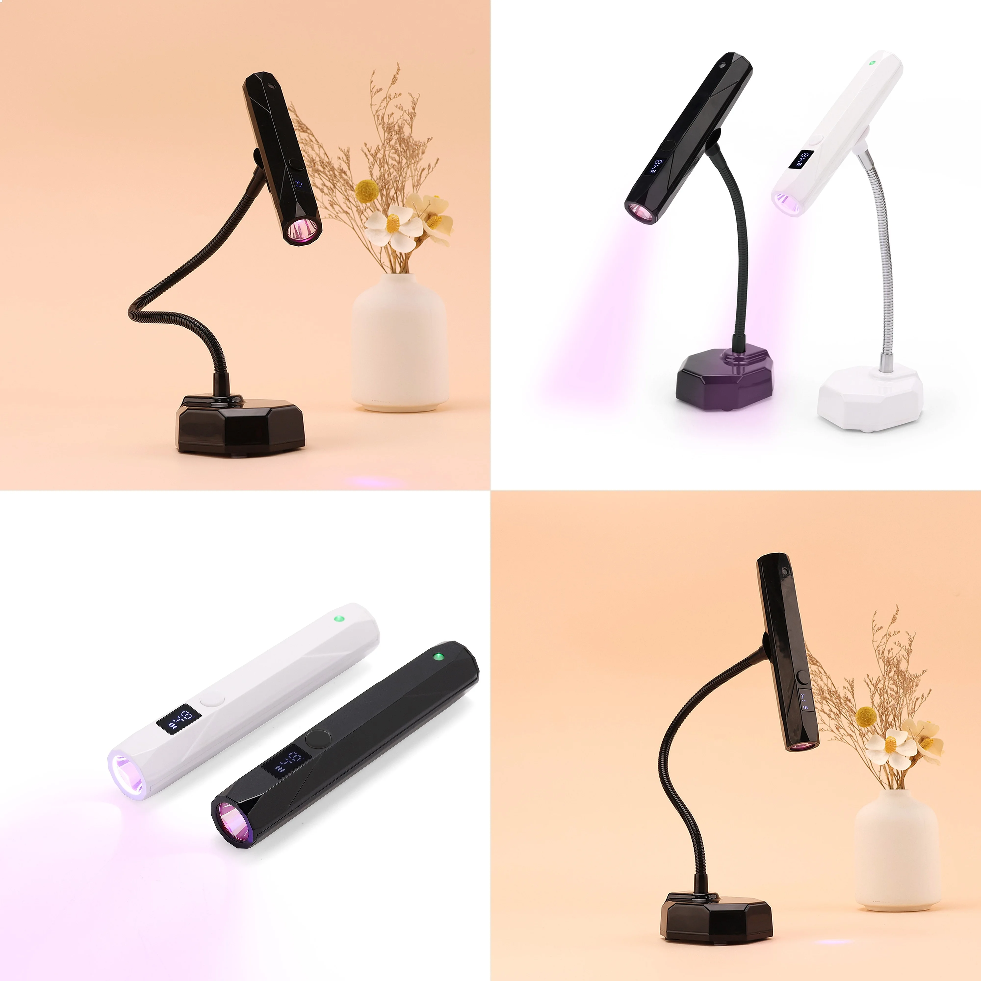 2026 New Led Display Quick Dry Gel Portable Nail Lamp UV Light Easy Fast Nail Extension Series UV LED Curing Lamp