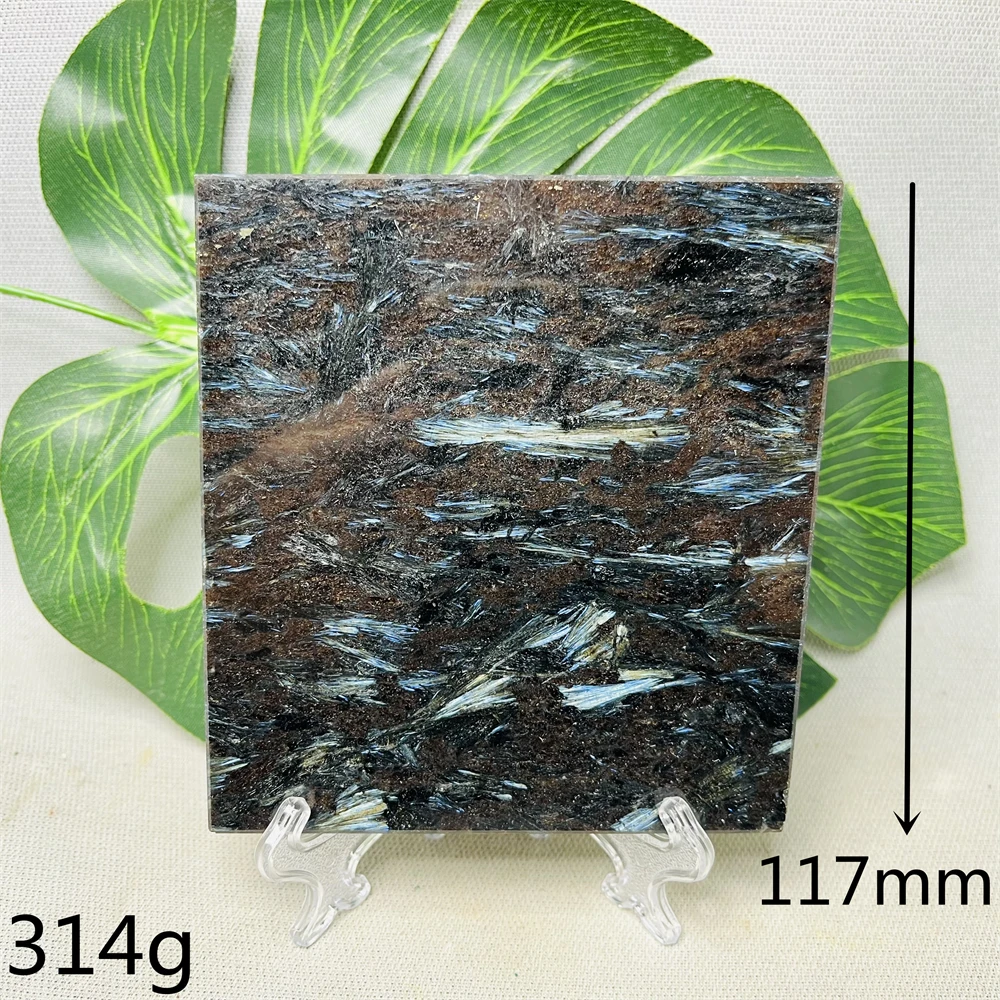 Natural Gem Slice Blue Fireworks Garnet Original Mineral Specimen Home Room Decoration Gift Spiritual Meditation Crystal Healing image 2