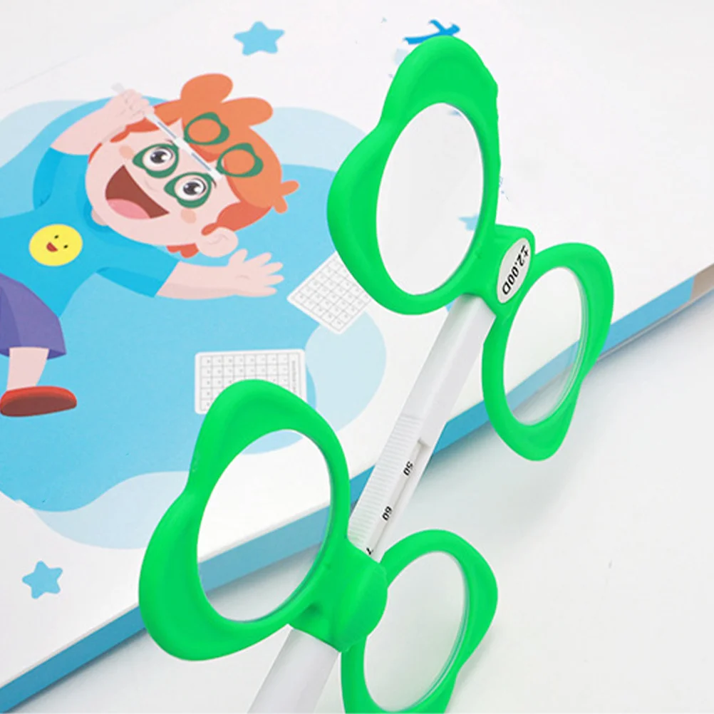 1 Set Optical Flip Trial Lens For Adults Adjustable Pd Glass Acrylic Vision Training Tool For Amblyopia Astigmatism Optical