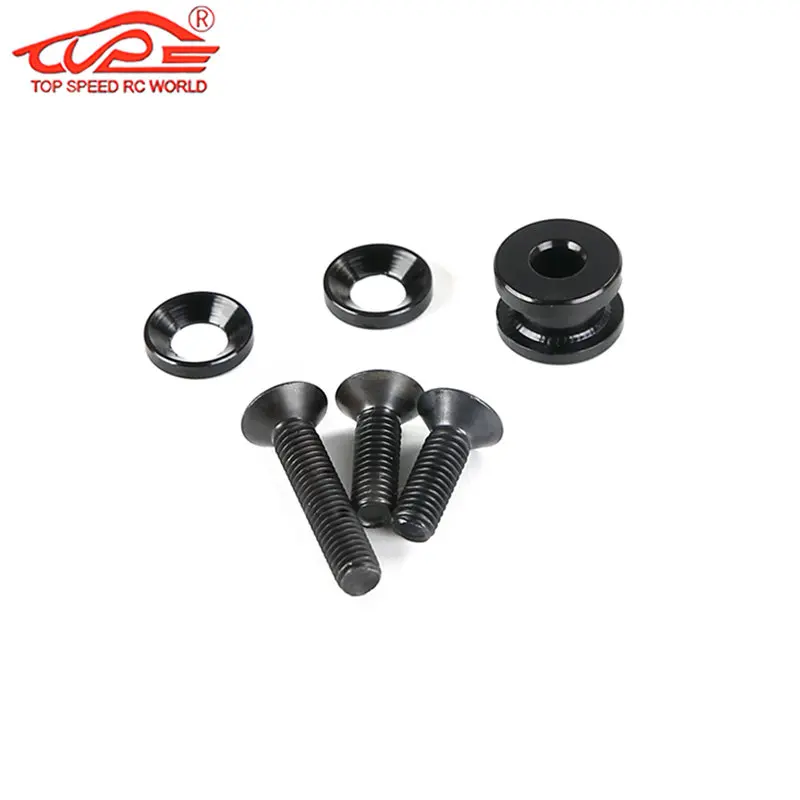 Kit de parafusos de fixação para chassi de embreagem de motor, atualização para escala 1/5, carro rc, gás hpi rofun baha rovan km baja 5b 5t 5sc, peças de caminhão buggy
