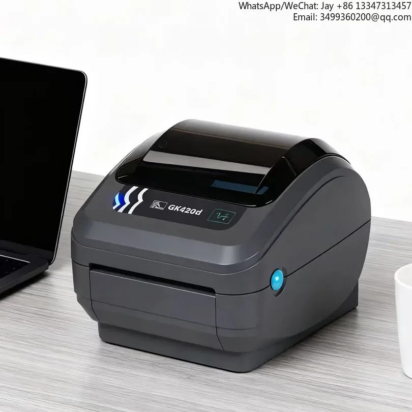 

Высокоскоростной термопринтер для чеков и билетов Zebra, 5 дюймов в секунду, USB-принтер для штрихкодов, в наличии