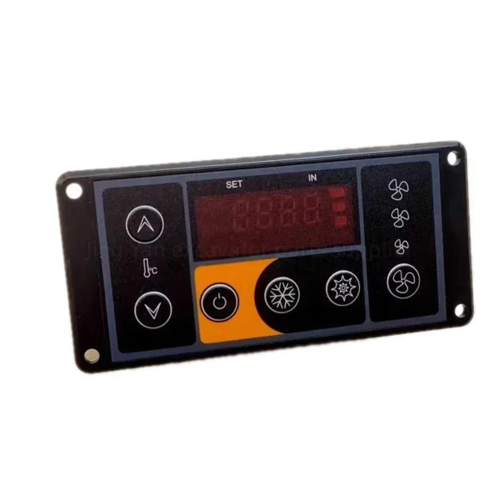KJ17A/GQT92B/GQT94B/13500077 For XCMG XE60DA Zoomlion 60-10 Lovol FR75H/60E Air Conditioning Panel Switch Controller 12V 24V