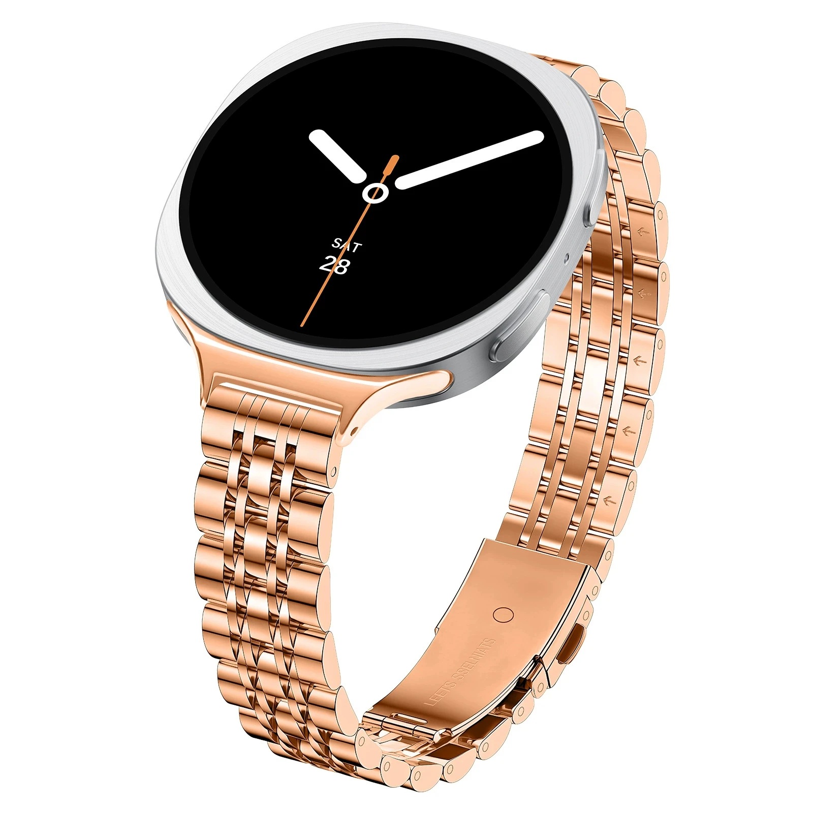 Edelstahlarmbänder für Samsung Galaxy Watch 9 8 40/44 mm, schlanke Metallarmbänder, Correa Galaxy Watch 8 Classic 46 mm Uhrenarmband – Detail 10