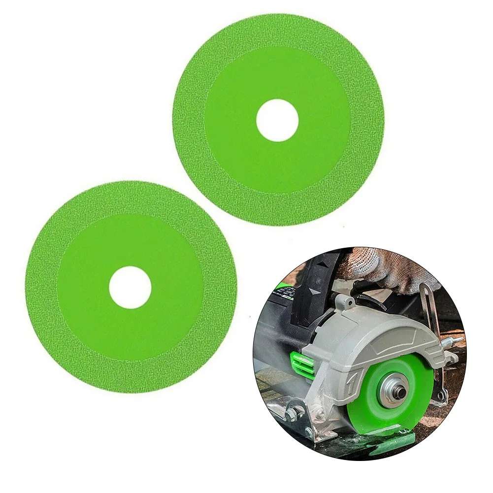 2pcs Cutting Disc Grinding Wheel Marble Saw Blade 100*20mm For Glass Ceramic Tile Jade Polishing Electric Angle Grinder Tool