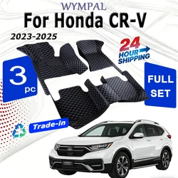Car Floor Mats For Honda CR-V CRV CR V RS 2023 2024 2025 Non-hybrid Auto Waterproof Alfombra Para Auto Car Accessories Interior