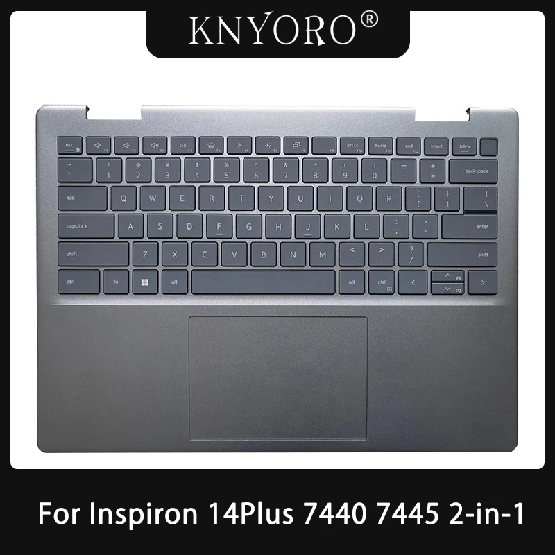 

Original New Keyboard For Inspiron 14Plus 7440 7445 2in1 Laptop Palmrest Upper Top Case with backlight Keyboard Case Replacement
