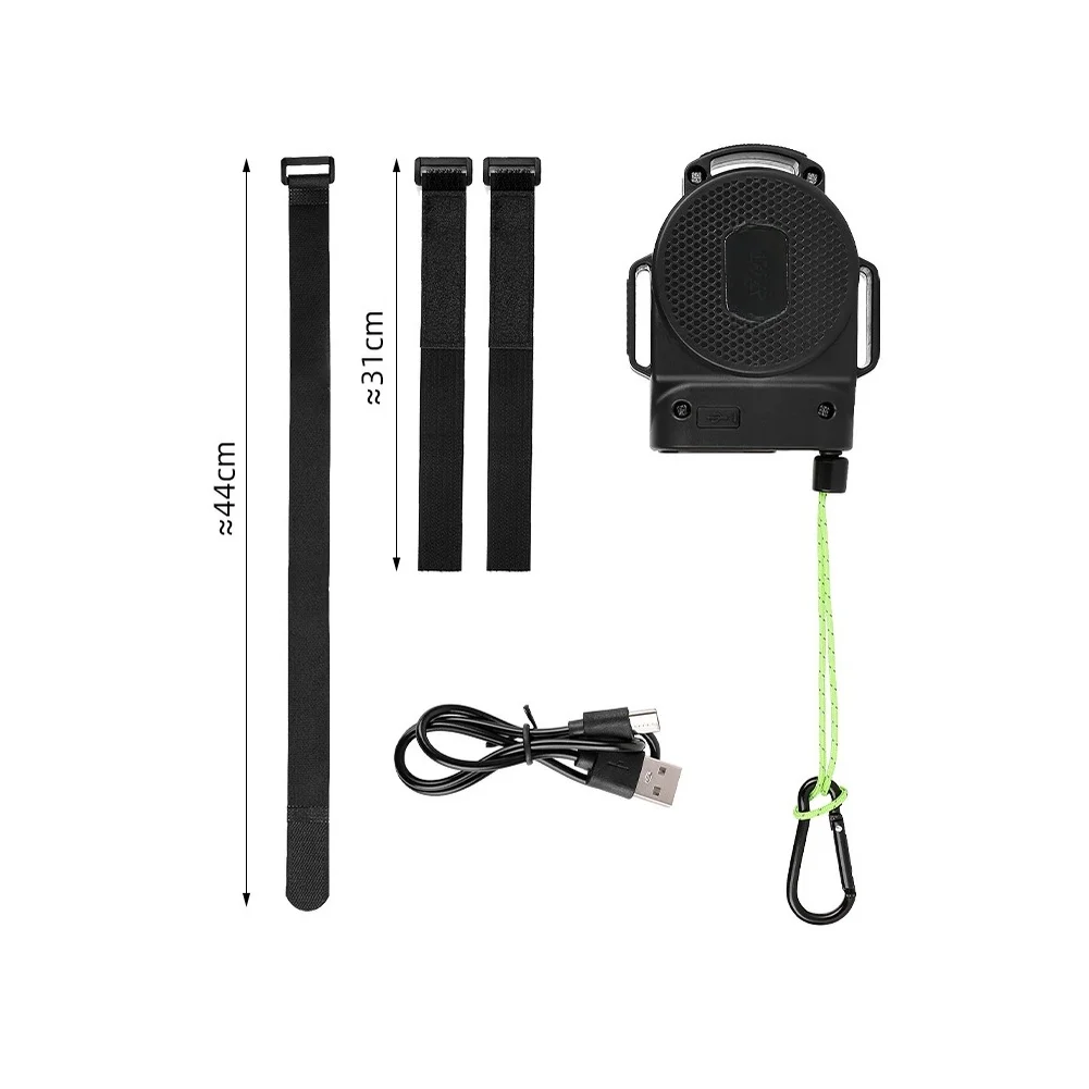 

1 Set Retractable Bike Tow Rope With LED Tail Light Waterproof For Children Cycling Bicycle Accessories