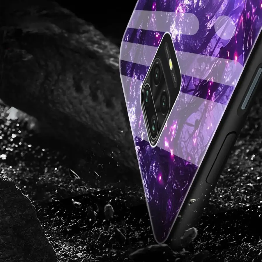 Luxury Phone Cover Glass Case for Xiaomi Redmi Note 15 14 Pro 11 A2 Plus 10S 10 12S A5 13 12 A1 Anime Pokemon Gengar - view 3