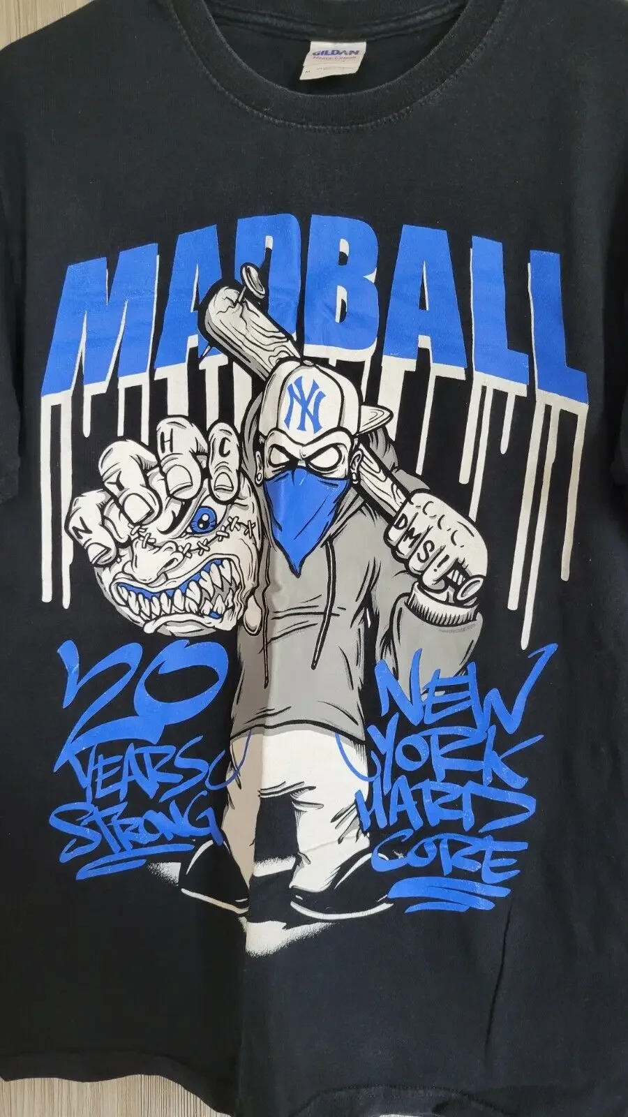 

Hardcore Shirt Madball New York — 20-летняя сильная винтажная средняя редкая Nyhc Og M