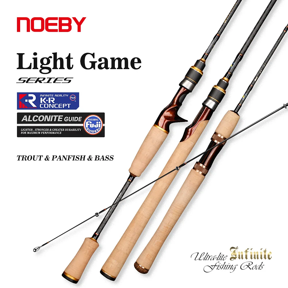 

Noeby Light Rod 1.93m 1.98m UL L M ML Lure Wt 4-21g Spinning Rod Casting Rod Carbon Lure Fishing Rod Pesca Bass Trout Stick Olta