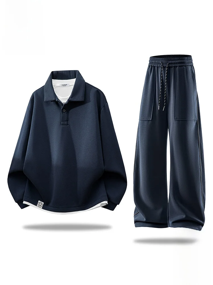 

Комплект спортивной одежды Paul Frank Monkey свободного кроя для мужчин: худи на молнии с длинными рукавами и брюки, осенняя коллекция, смесь хлопка и полиэстера