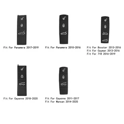 Pulsante chiave auto Pad sostituire misura per Panamera Cayenne Cayman Macan Boxster 718 911 Silicone telecomando Keyless Shell pulsante centrale Cap