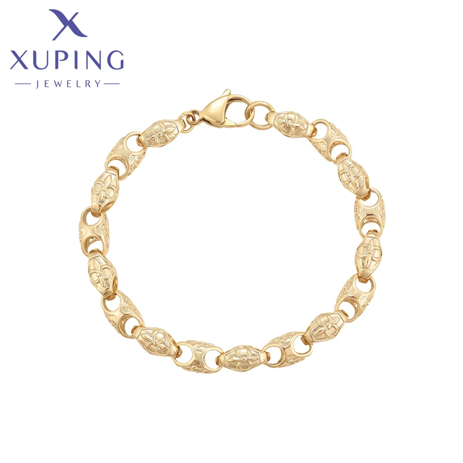Xuping Schmuck Neue Ankunft Trendy 18 cm Charme Mode Kupfer Legierung frauen Armband mit Licht Gold Farbe X001022124