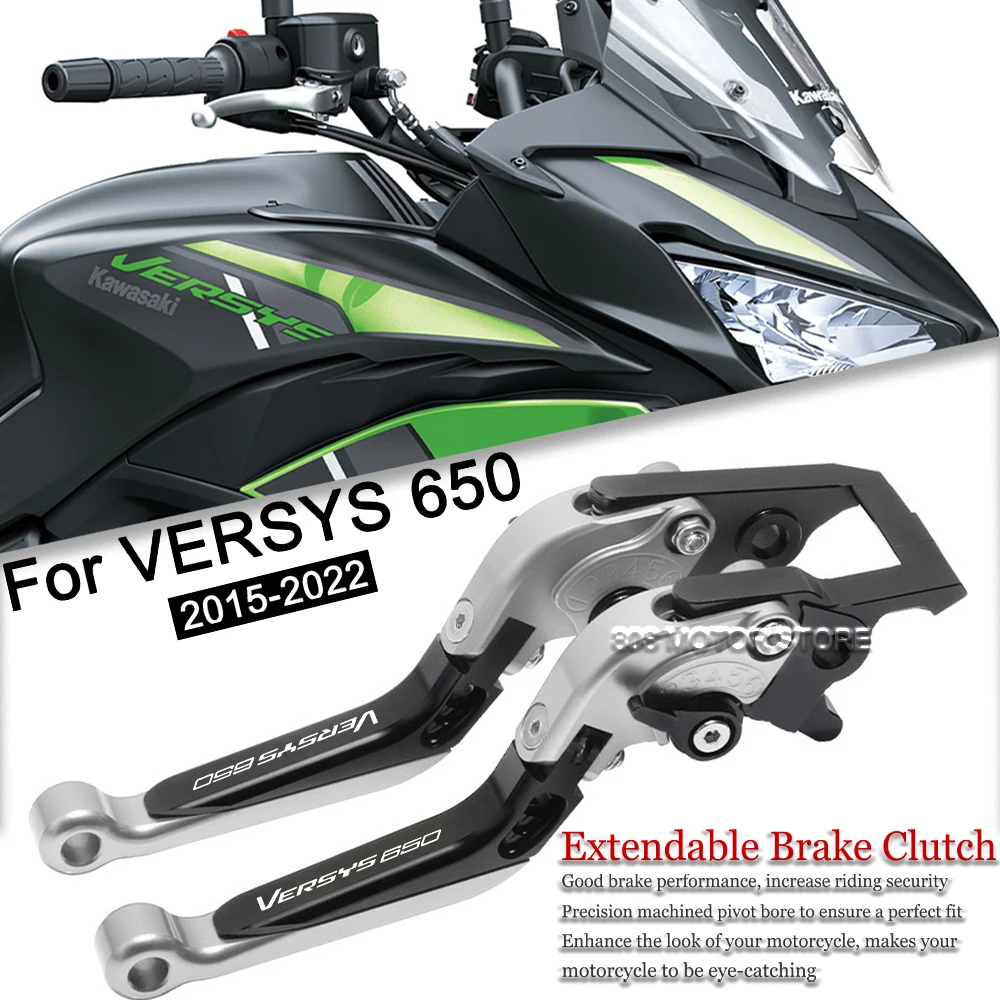 

For Versys 650 versys 650 2015-2023 Motorcycle Accessories CNC Clutch Lever Brake Lever Set Adjustable Folding Handle Levers