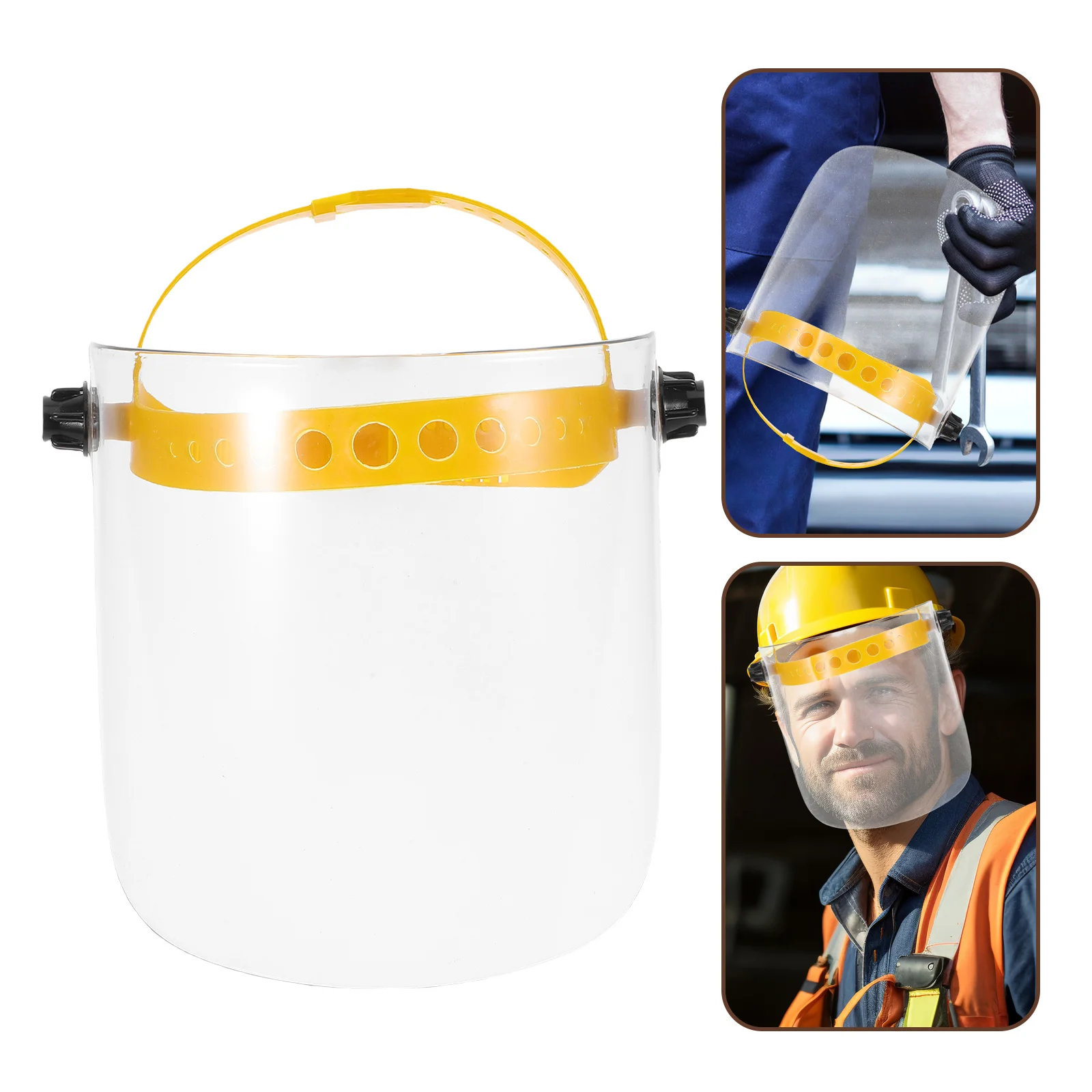 

Welding Face Mask Headband Style with Adjustable Fit and Clear Visor for Full Protection in Automotive Construction