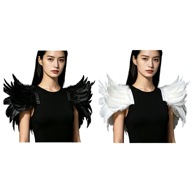 Photo use shoulder costume pair for Halloween dramatic styling looks