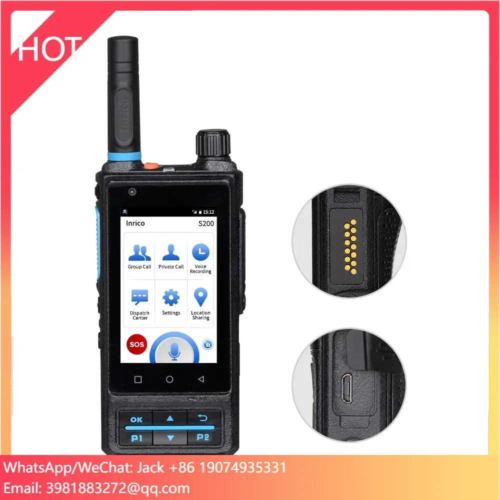 

4G Android POC Network Radio S200 LTE/WCDMA/GSM POC Zello Long Distance S200 NETWORK RADIO
