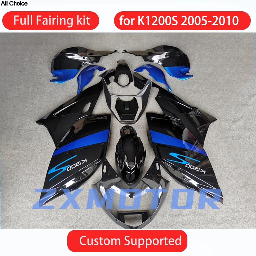 Fit for BMW K1200S 2005 2006 2007 2008 2009 2010 Fairings K1200 05 06 07 08 09 10 Refitting Motorcycle Customized Fairing Kit