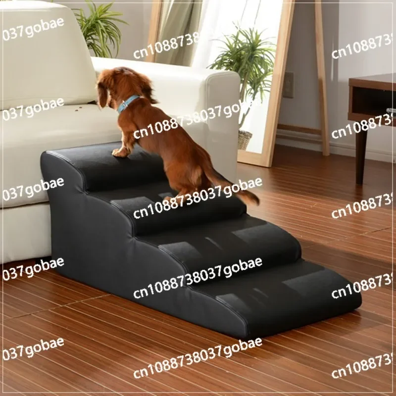 Pet Stairs Steps Small Dogs Up and Down Bed Ladders Senior Dogs Bedside Ladders Removable Sponge Slope Ladders