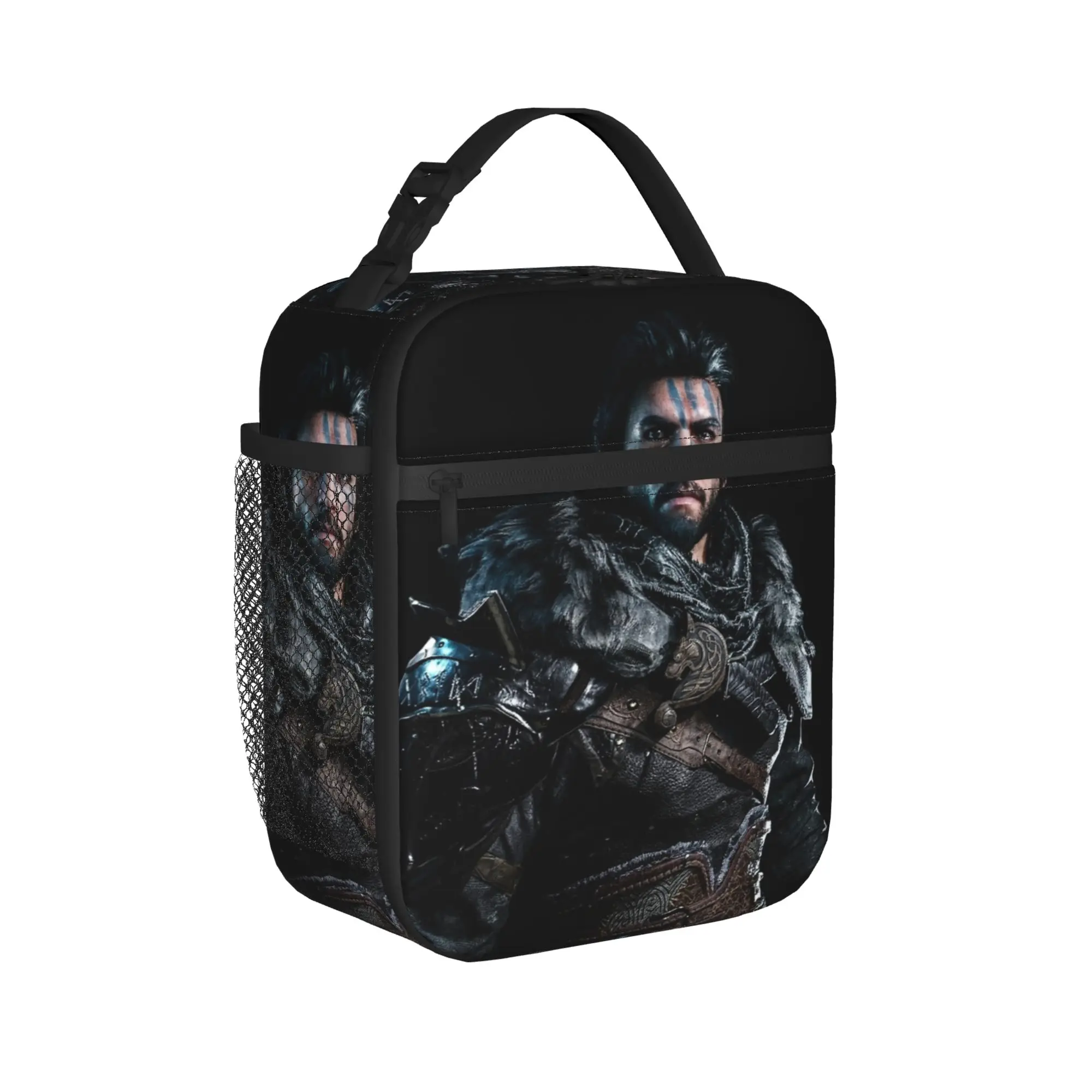 Crimson Desert Video Game Insulated Lunch Bags Portable  Reusable Thermal Bag Tote Lunch Box Work  Picnic Girl Boy