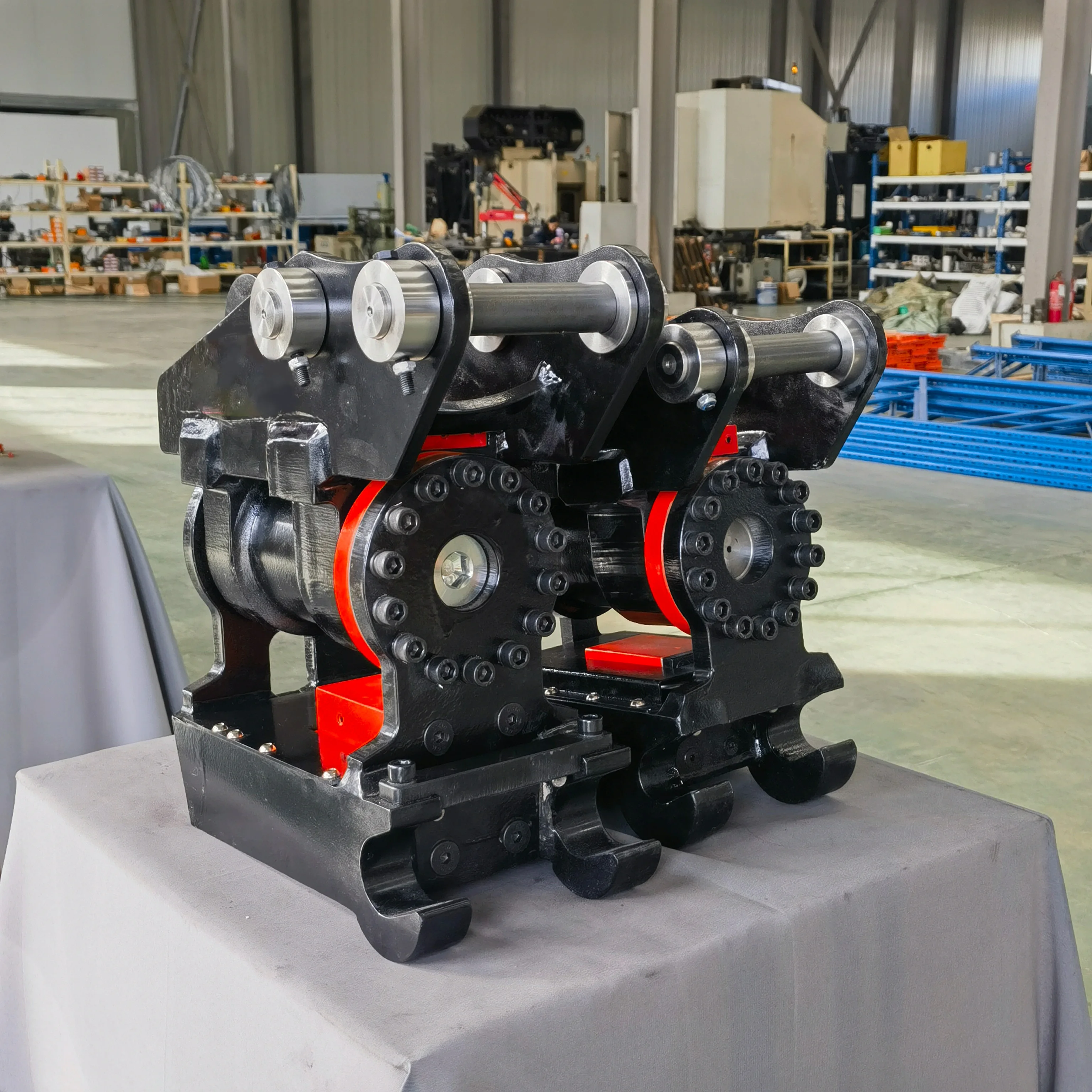 وصلة إمالة سريعة لآلات البناء للحفارة