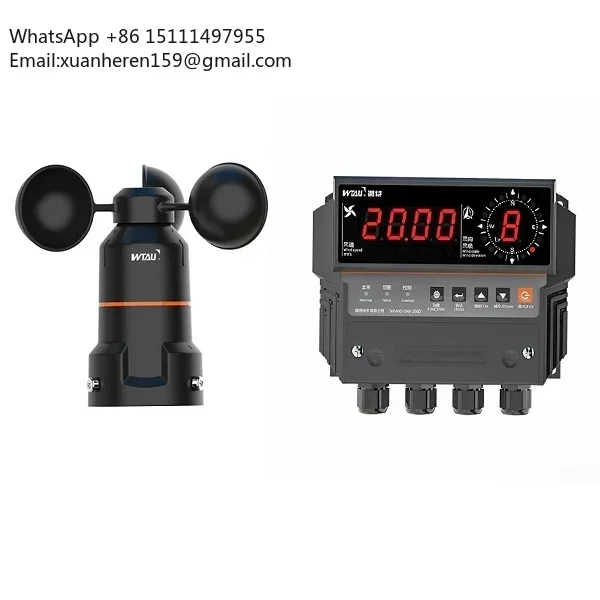 Wind Sensor WTF B500 Accurate Wind Speed & Direction with Data Logger System IP65 Rated Marine Use RS485 Output