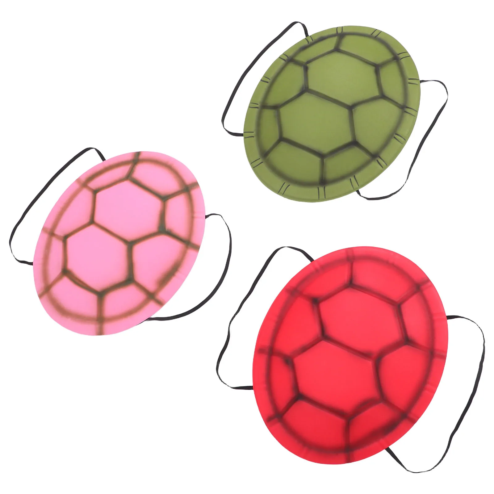 

3 Pcs Seashells Turtle Dressing Props Halloween Costume Clothes Clothing Idea Birthday Party Decorations Wearable Child