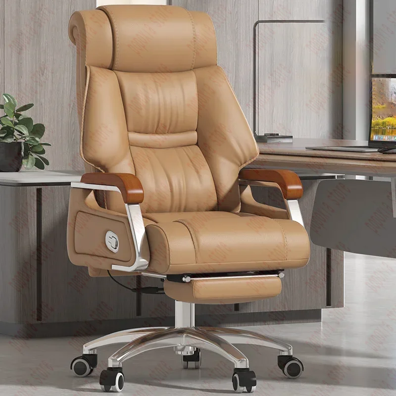 

Home Reclining Lift Swivel Computer Chair Nordic Light Luxury Boss for Office Furniture Comfortable Sedentary