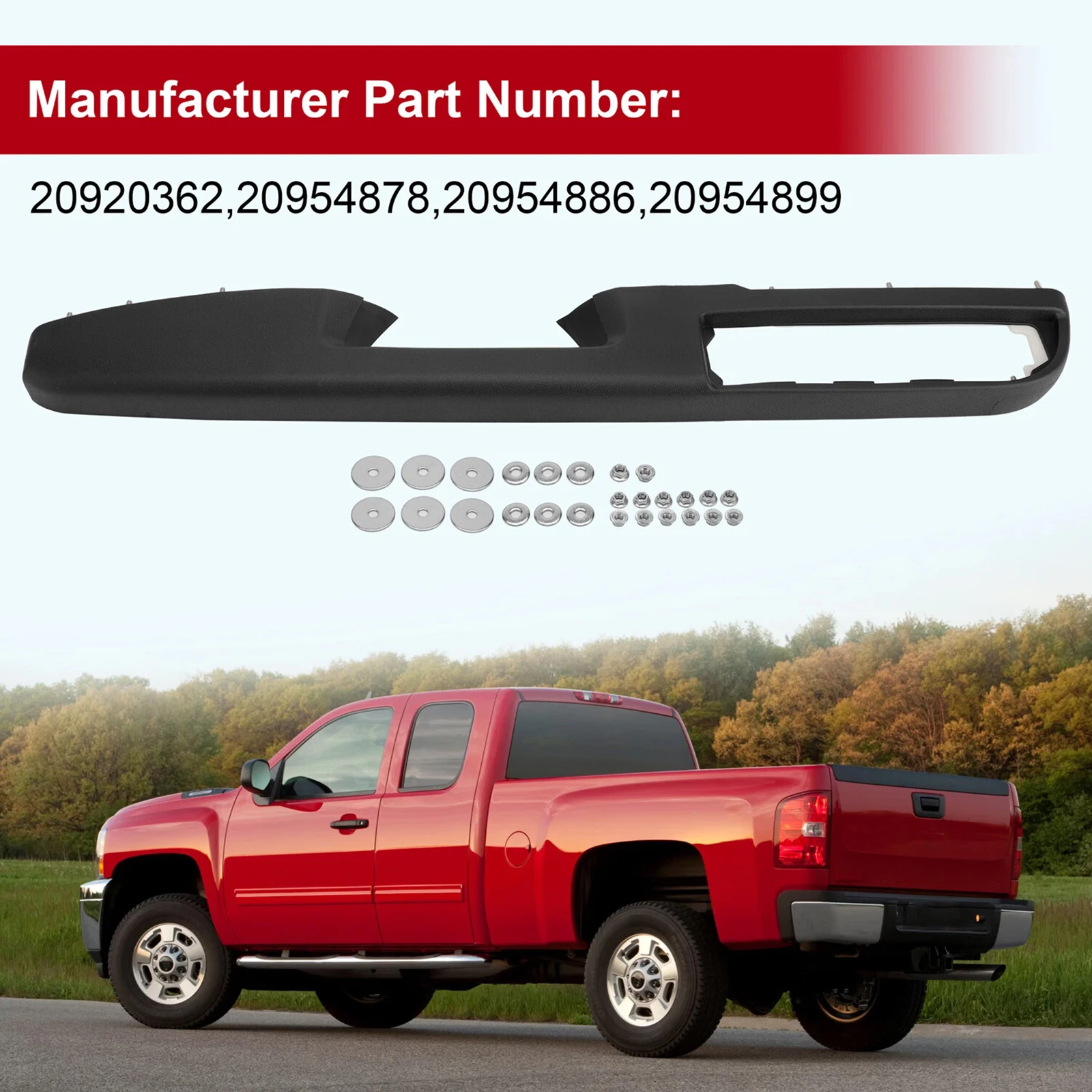 استبدل مسند ذراع الباب الأمامي الأيسر مع مقبض تحرير الباب مسند الذراع الجانبي للسائق الأمامي لسيارة شيفروليه سيلفرادو تاهو 2010-2014 #5