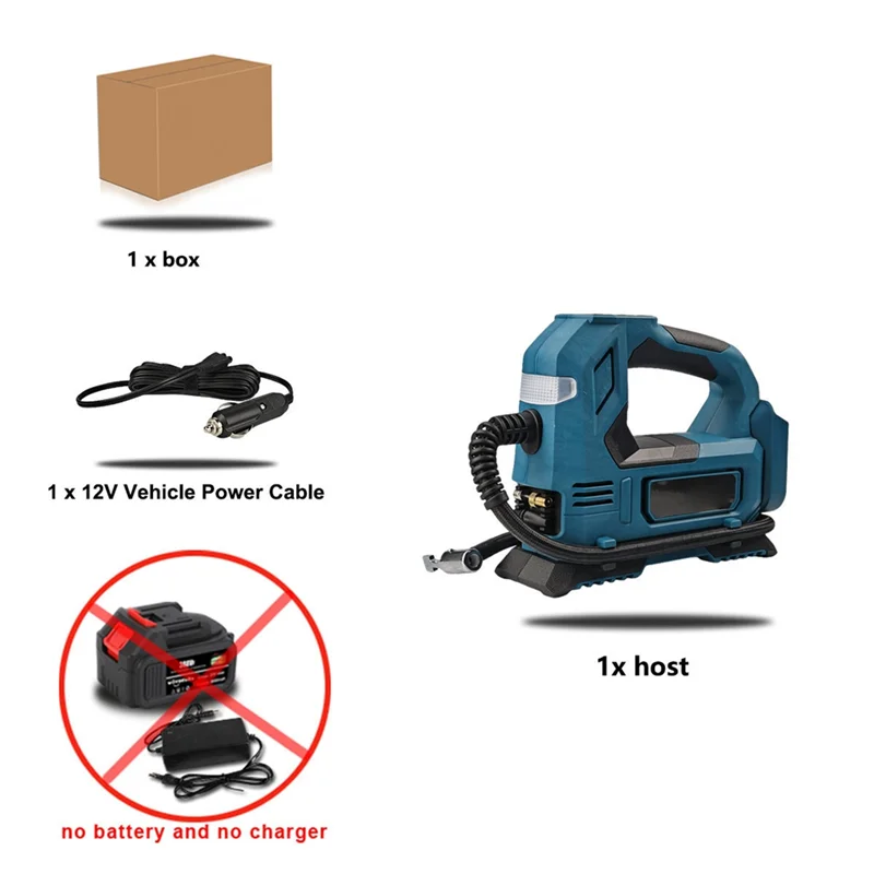 

Sp-беспроводной электрический воздушный насос для автомобиля, шарики для велосипедных шин-портативный компрессор для накачивания шин для аккумулятора 18 В