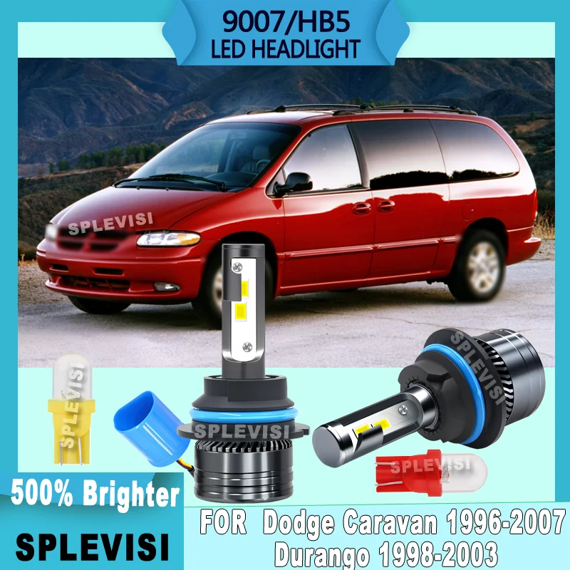 

Powerful Penetration In Foggy Weather 6000K LED HEADLIGHT For Dodge Caravan 1996-2007 Durango 1998-2003 1999 2000 2001 2002 2003