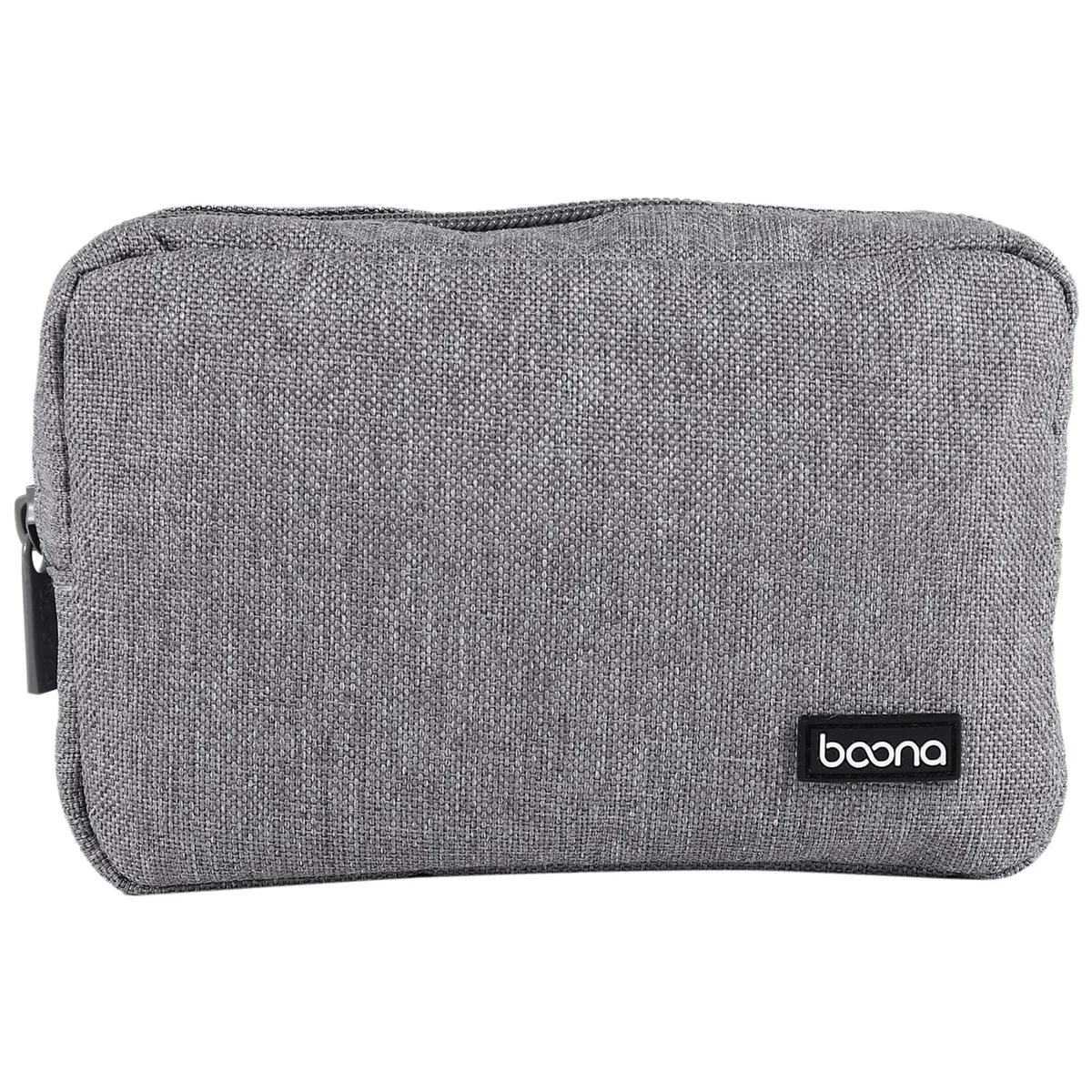 ABQR  Portable Travel Storage Bag Multifunctional Storage Bag for Laptop Power Adapter Power Bank Data Cable Charger Gray