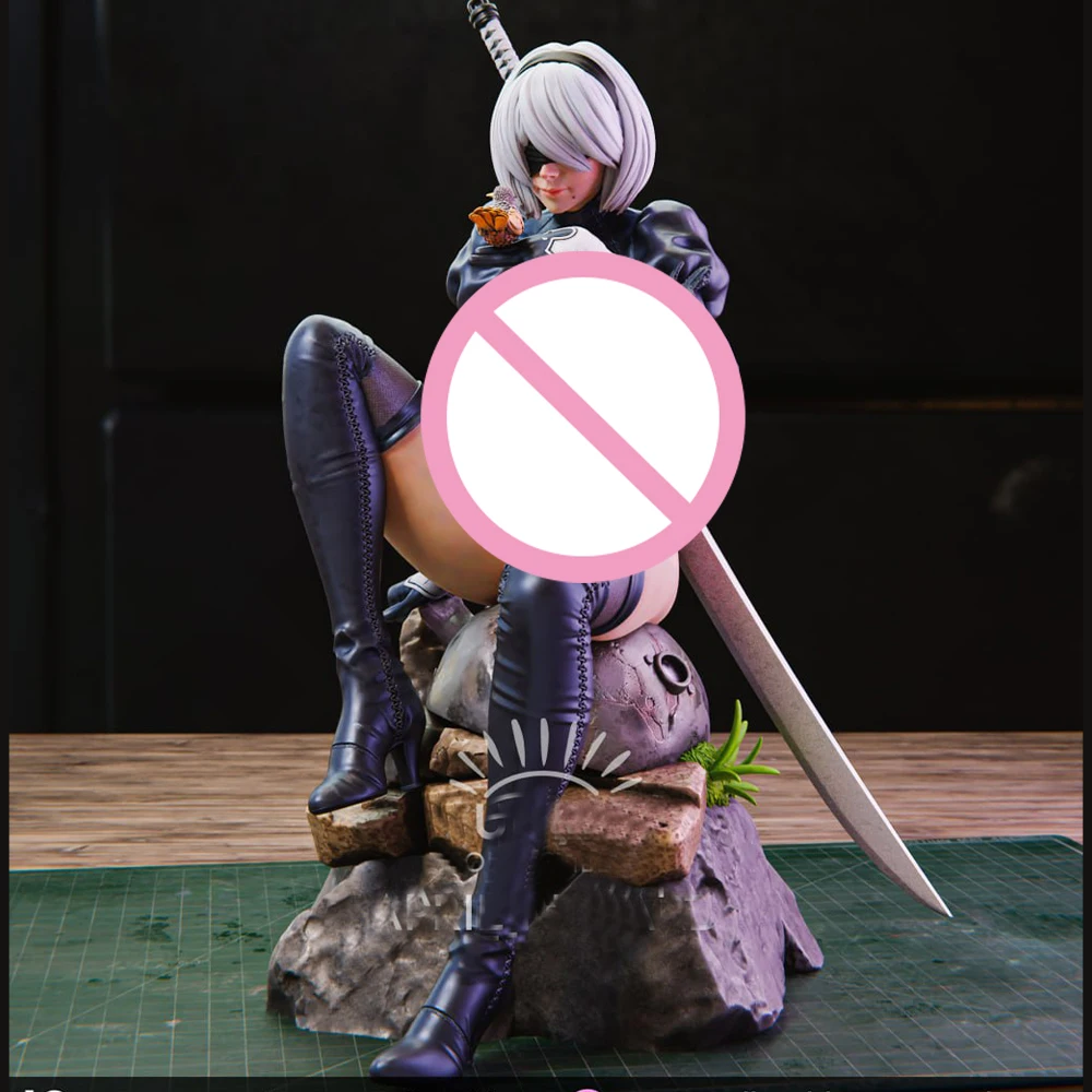 

Sexy Girl 2B Warrior Resin Model Kit 3d Printing Doll 1/24 Unassembled Resin Figure Statue Kit Unpainted Toy Gk Plaything Set