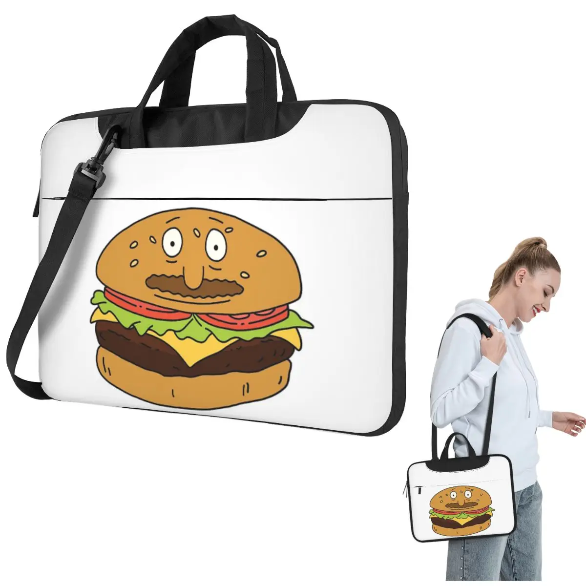 

Сумка для ноутбука Bob As A Burger через плечо, сумка для компьютера 13, 14, 15,6-дюймовая сумка для ноутбука Lenovo